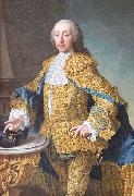 unknow artist Portrait of Wenzel Anton, Prince of Kaunitz-Rietberg oil painting on canvas